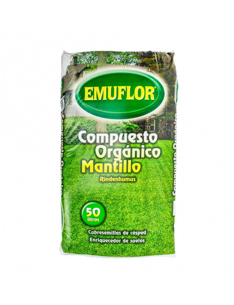 Compost Orgánico Mantillo EMUFLOR 50L