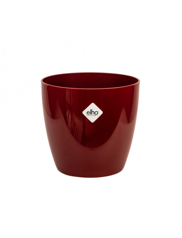 Maceta Bruselas Diamond 16cmØ ELHO Rojo Pasión