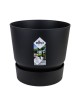 Maceta Greenville Round Gris Oscuro ELHO 25cm