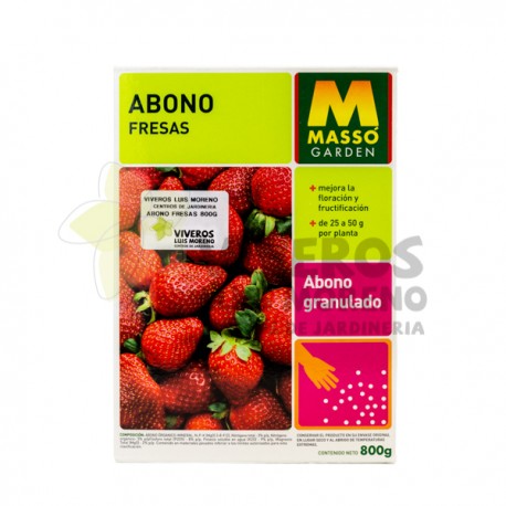 Abono Granulado Fresas Massó 800GR