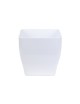 Maceta Living Cuadrado 13cm TERAPLAST Blanco
