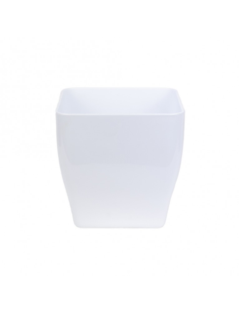 Maceta Living Cuadrado 13cm TERAPLAST Blanco