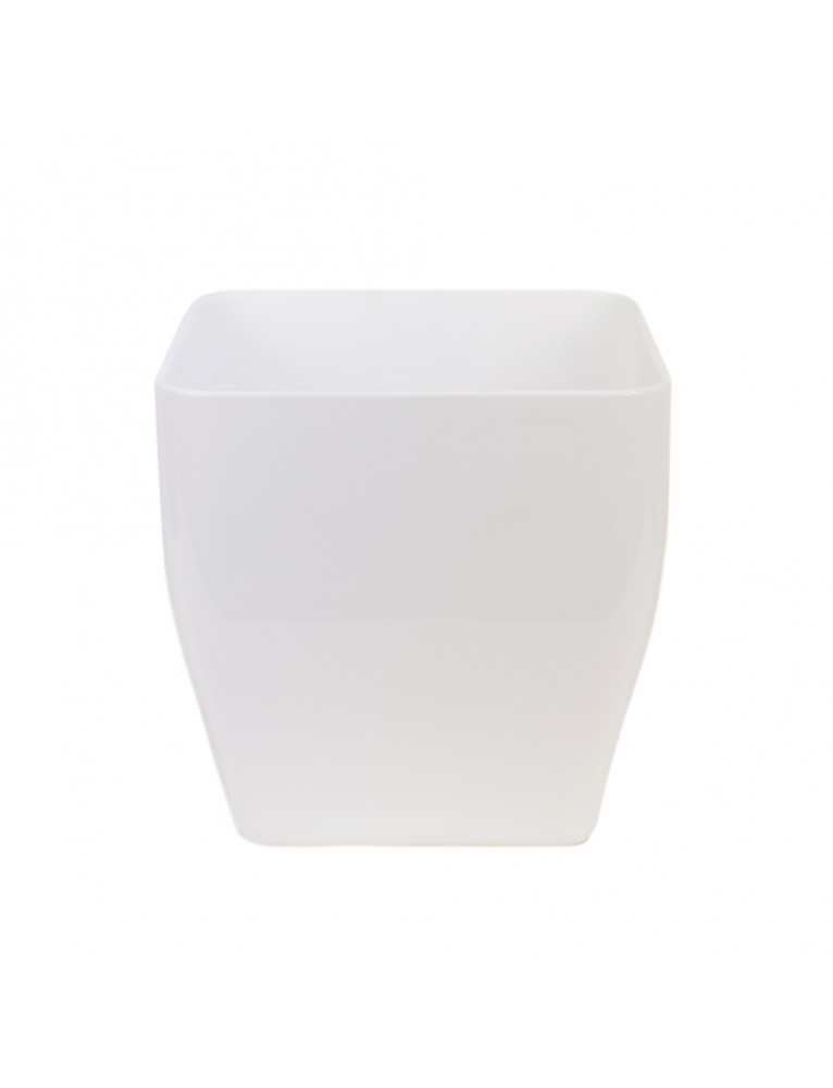 Maceta Living Cuadrado 15cm TERAPLAST Blanco