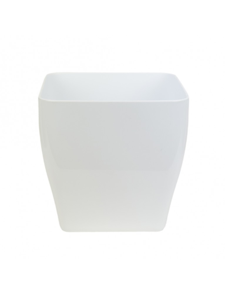 Maceta Living Cuadrado 17cm TERAPLAST Blanco