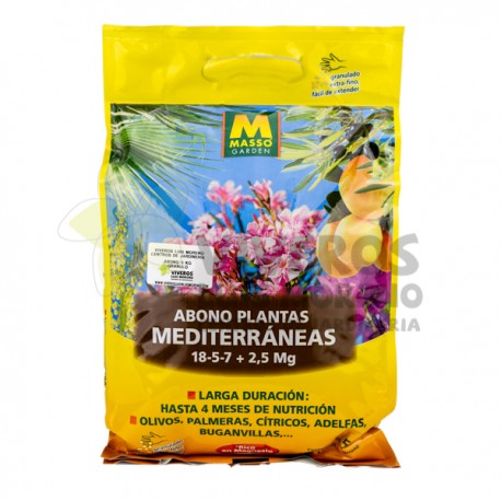 Abono Plantas Mediterráneas larga duración Massó 5KG