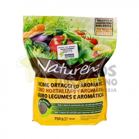 Abono Hortalizas y Aromáticas Granulado KB Naturen 750GR Massó
