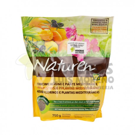 Abono Cítricos y Plantas Mediterráneas Granulado KB Naturen 750GR Massó
