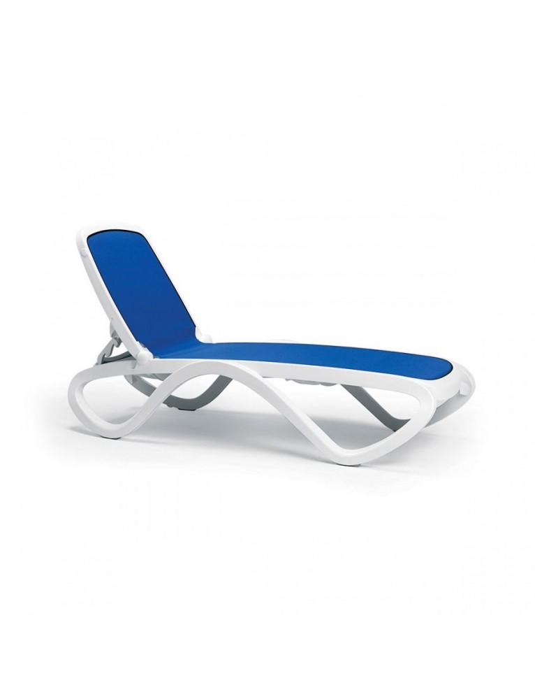 Tumbona Omega NARDI Blanco Azul 
