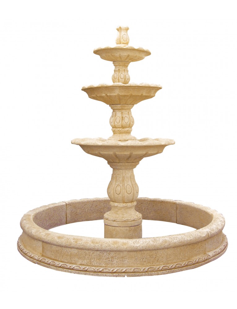 Fuente Gran Rosana 270cmØ Ocre FRAMUSA