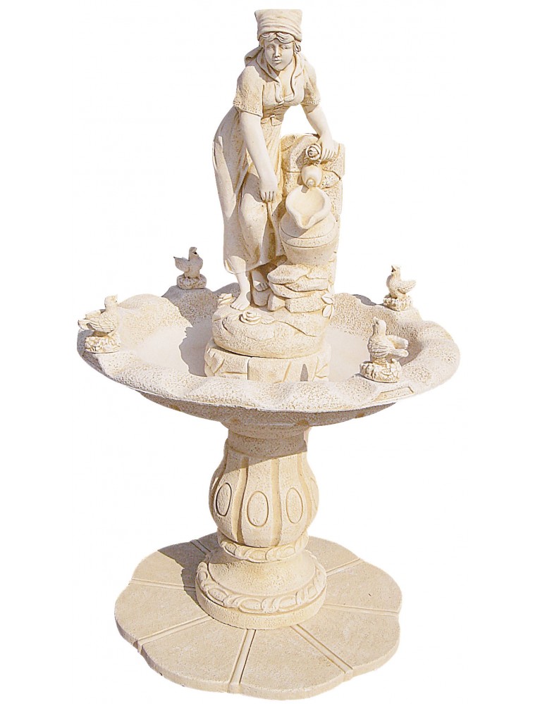 Fuente Marité Natural 117cmØ Ocre FRAMUSA