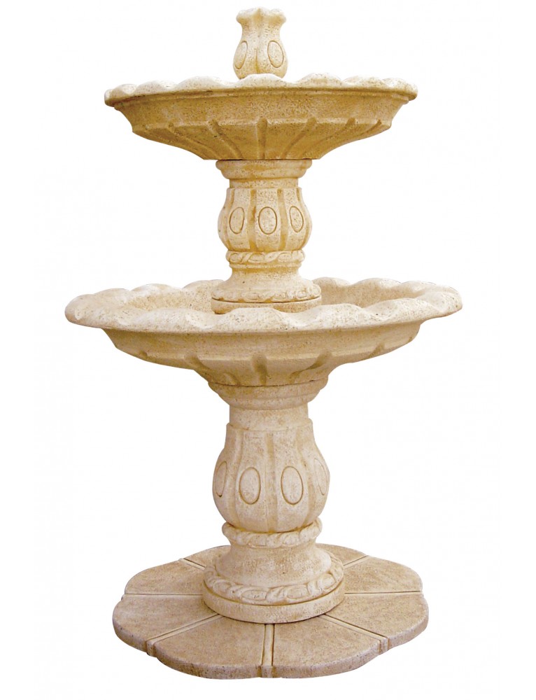 Fuente Rosa 117cmØ Ocre FRAMUSA