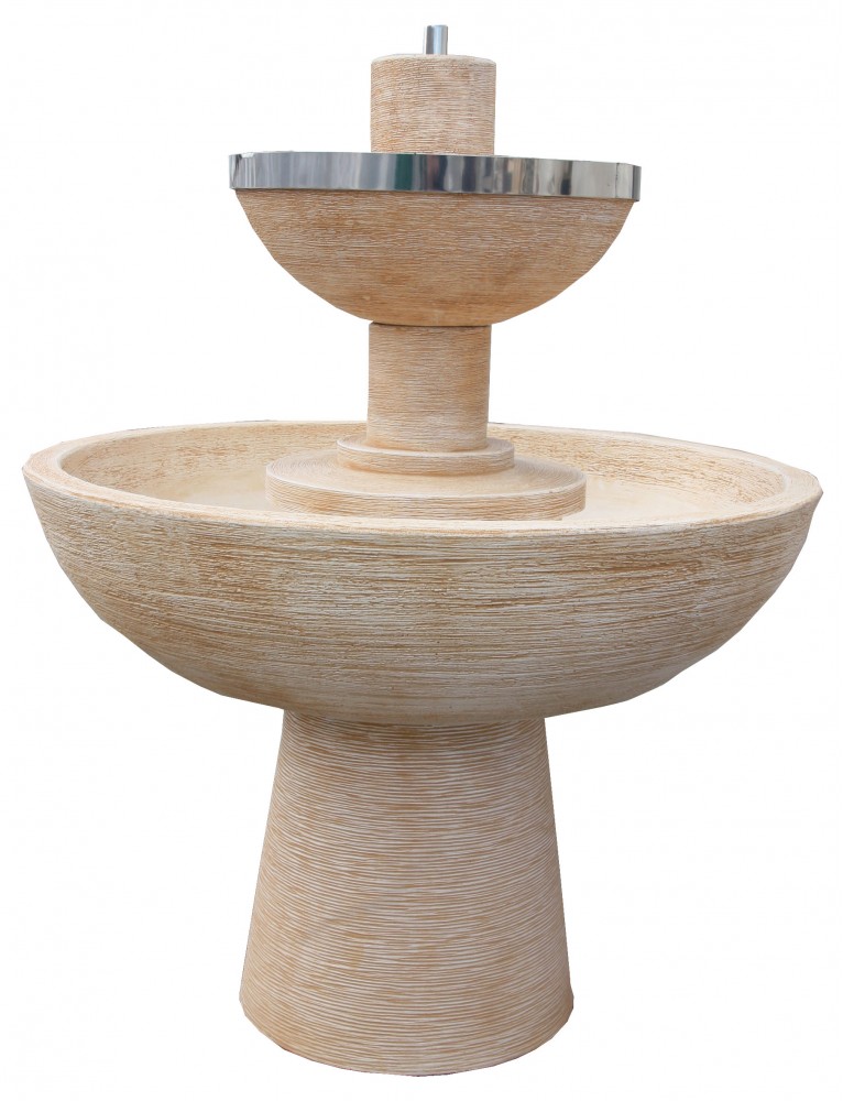 Fuente Xilos 100cmØ Ocre FRAMUSA