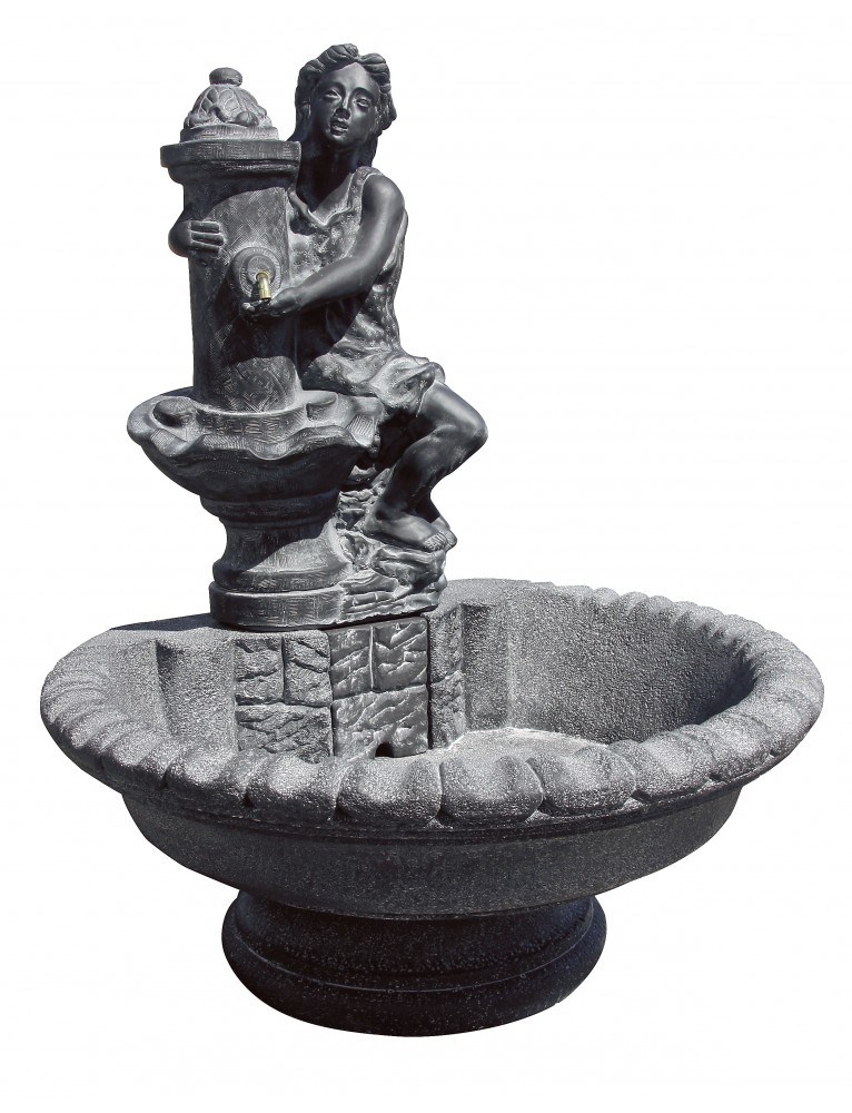 Fuente Afrodita Natural 87cmØ Ceniza FRAMUSA