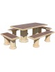 Conjunto Comedor Boavista Zinc Ocre FRAMUSA