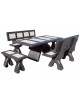 Conjunto Comedor Sidney Polar FRAMUSA