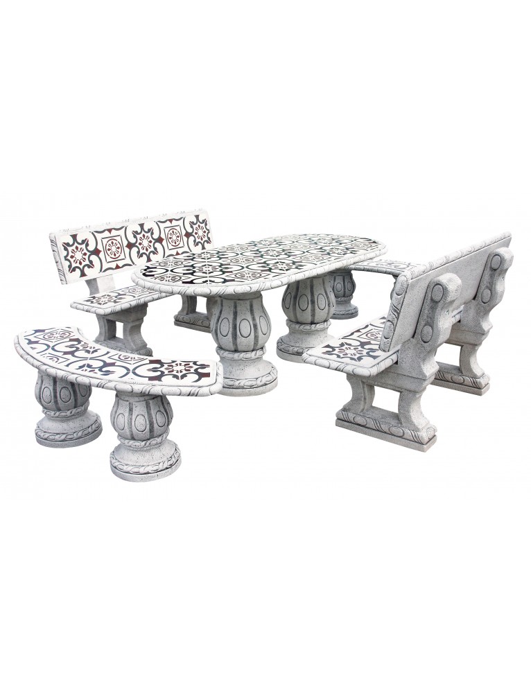 Conjunto Comedor Fresno Deico Gris FRAMUSA