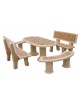 Conjunto Comedor Dorada Tostado Albero FRAMUSA