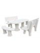 Conjunto Comedor Zumaya Blanco FRAMUSA