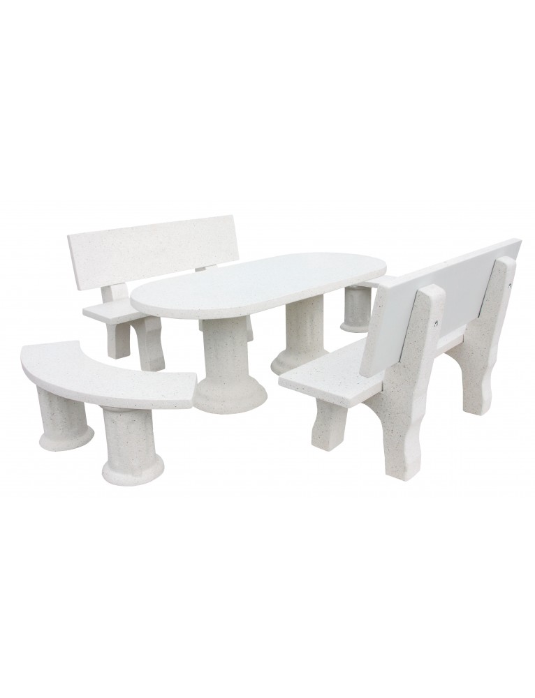 Conjunto Comedor Zumaya Blanco FRAMUSA Conjunto Comedor Zumaya Blanco FRAMUSA