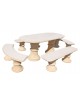 Conjunto Comedor Sauce Pulido Ocre FRAMUSA