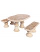 Conjunto Comedor Mini Sauce Tostado Ocre FRAMUSA