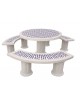 Conjunto Comedor Solomillo al Roquefort Blanco FRAMUSA