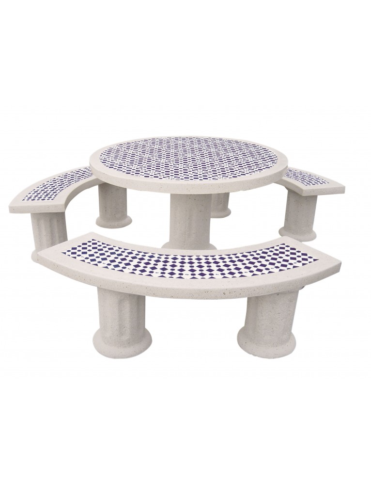 Conjunto Comedor Solomillo al Roquefort Blanco FRAMUSA