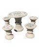 Conjunto Comedor Mango Zahar Verde FRAMUSA