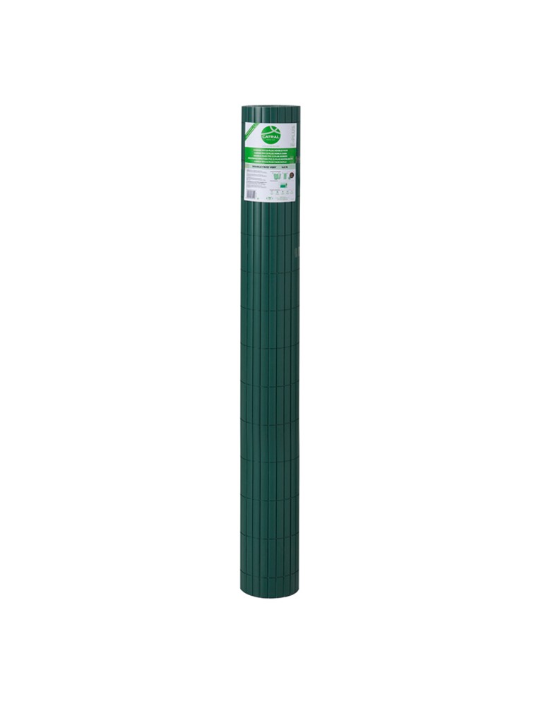 Cañizo PVC doble cara Verde 2x5 metros CATRAL