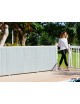Cañizo PVC doble cara Elegance gris 1,8x3 metros CATRAL