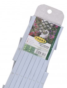 Celosía PVC extensible blanca 1x2 metros FAURA