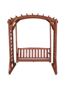 Pérgola Tropical con Balancín