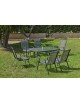 Conjunto Mesa Sulam + 6 Sillones