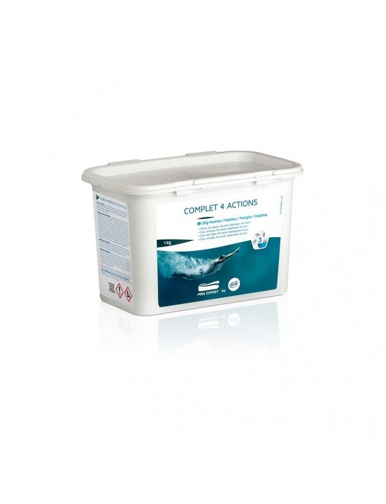 Multifunción Cloro 250gr 1Kg - Complet 4 Actions