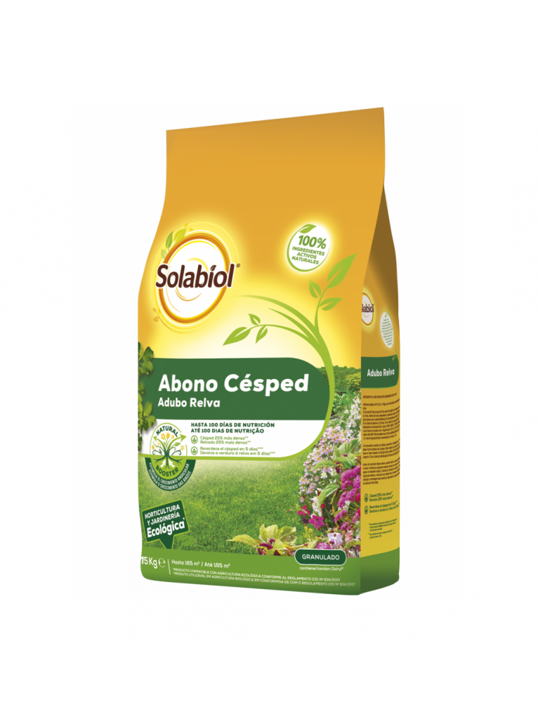 Abono Ecológico Césped SOLABIOL 15KG