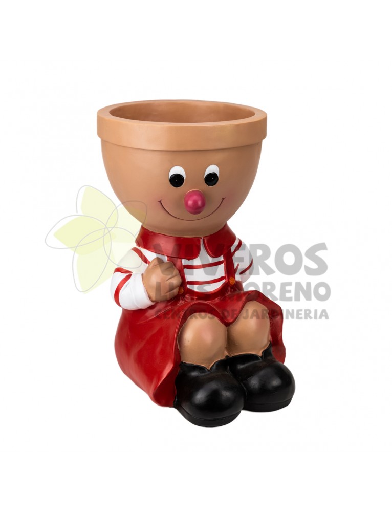 Cubre macetas Niña feliz Modelo 2